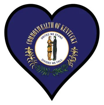 Love Kentucky Stock Illustration