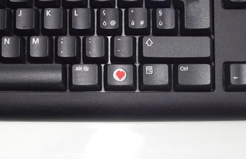 Love key Stock Photos