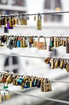 Love keylocks Stock-Fotos