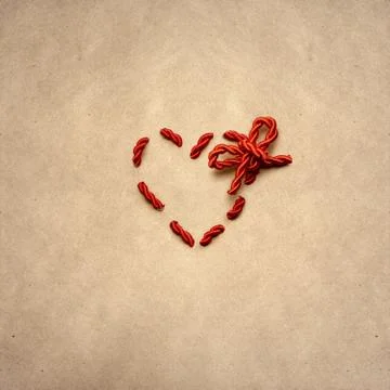 Love knot. Stock Photos