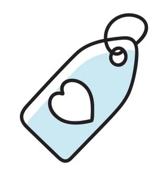 Love Label Vector Stock Illustration