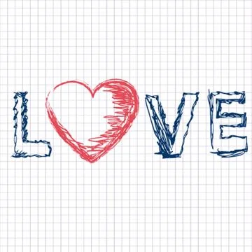 Love - letter 스톡 일러스트