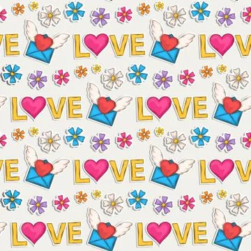 Love letter Stock Illustration