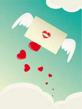 LOVE LETTER Stock Illustration