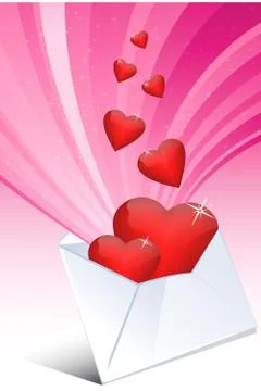 Love letter Stock Illustration