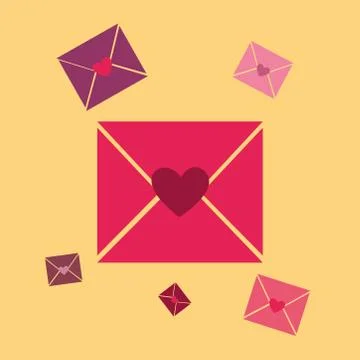 Love Letter Illustrazione stock