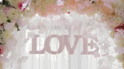 Love lettering Stock Footage 146575399