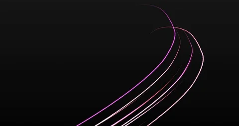 Love lights animation. Render footage. Animation on black background. 4K Stock Footage 129847799