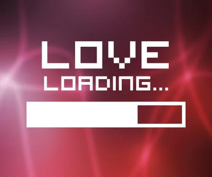 Love loading screen 스톡 일러스트