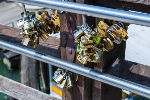 Love lock Stock Photos