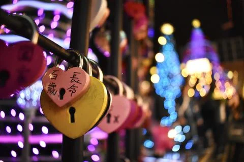 Love lock 写真素材