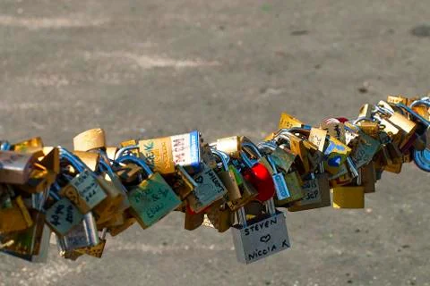 LOVE LOCKERS Stock Photos