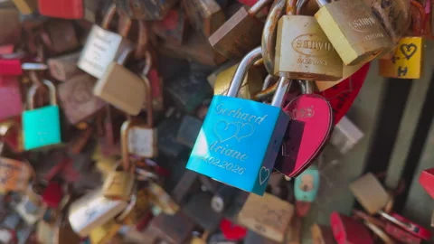 Love Locks Stock Footage 337709963