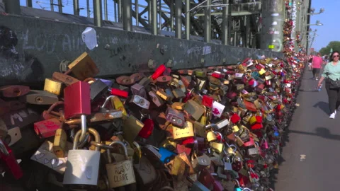 Love Locks Stock Footage 337710588