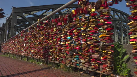 Love Locks Stock Footage 337710770