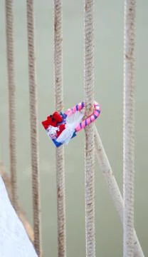 Love locks Stock Photos