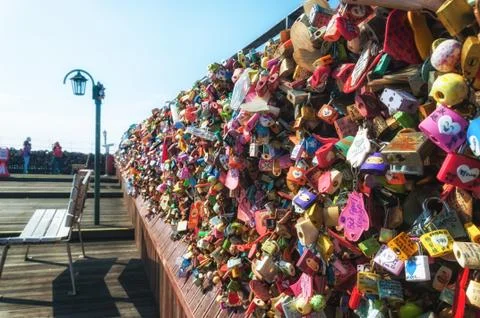 Love locks 写真素材