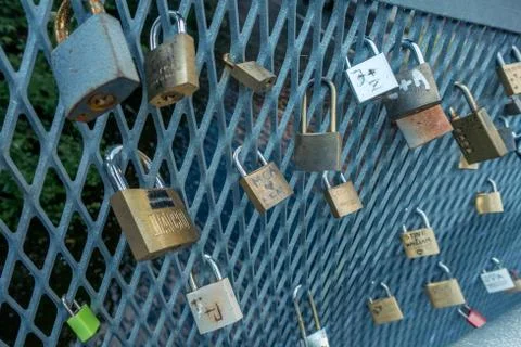 Love locks 写真素材