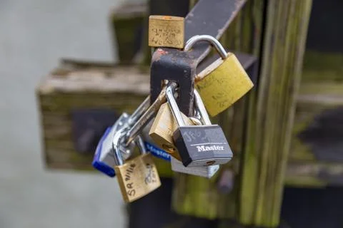 Love Locks Stock Photos