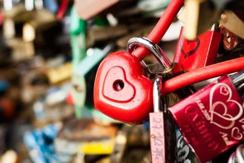 Love Locks Stock Photos