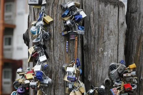 Love Locks Stock Photos