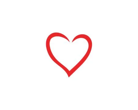 Love Logo and symbols Vector Template Stock Illustration