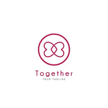 Love Logo Design Template Flat Style Design Vector Stock Illustration