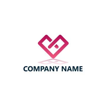 LOVE LOGO simple design Stock Illustration