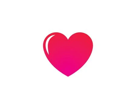 Love Logo Vector icon illustration design Stock Illustration