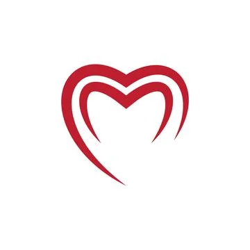 Love logo vector illustration Stockillustratie