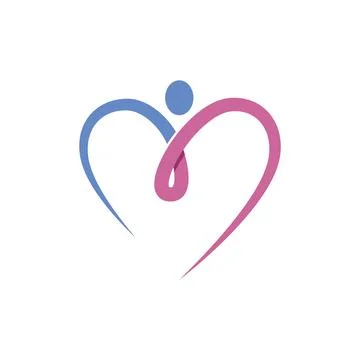 Love logo vector illustration Illustration