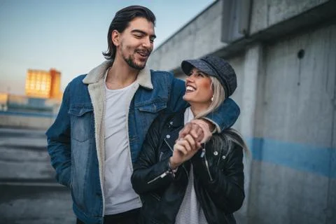 Love means making time for each other Foto stock