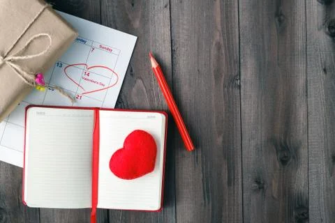 Love message on grunge wooden table. Stock Photos