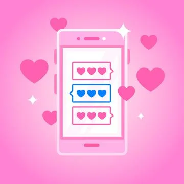 Love Messages Stock Illustration