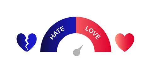 Love meter element Stock Illustration
