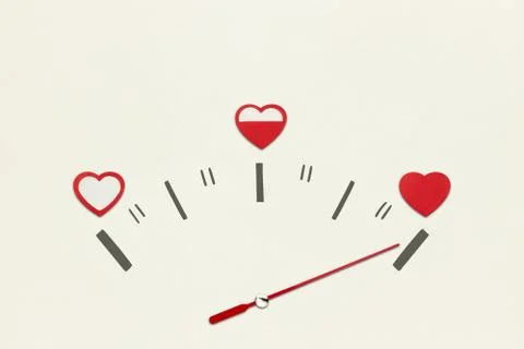 Love meter. Stock Photos