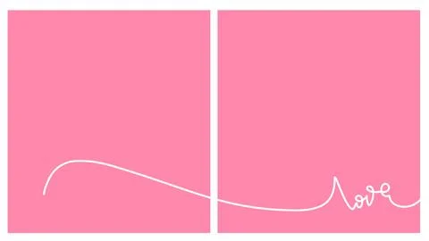 Love minimalist background Stock Illustration