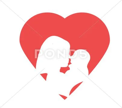 Love mom Stock Illustration