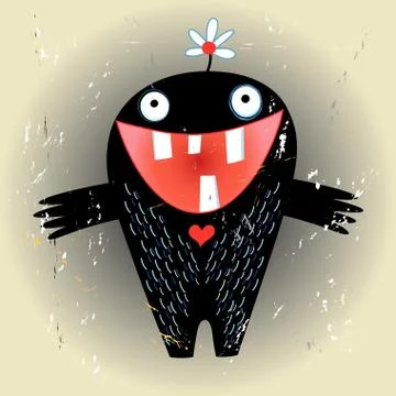 Love monster Stock Illustration