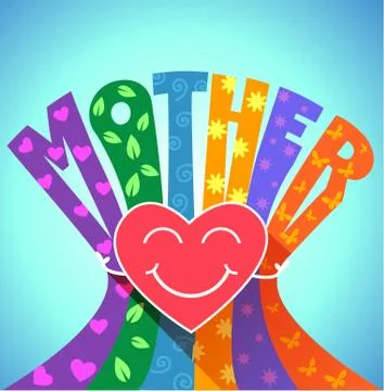 Love of a mother Illustrazione stock