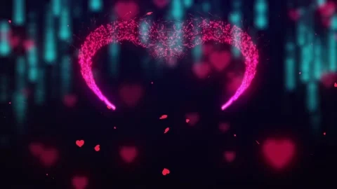 Love Motion Animated Background Stock Footage 160607665