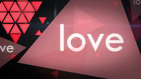 Love Motion Graphic Looping Animation Background Stock Footage 33969730