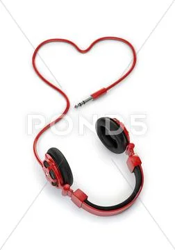 Love of music Stock Illustration