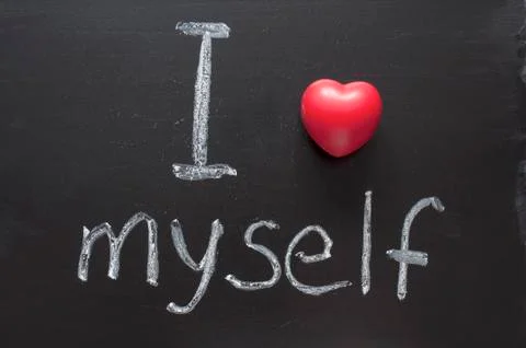 Love myself Stock Photos