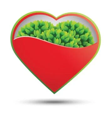 Love natural concept Stock Illustration