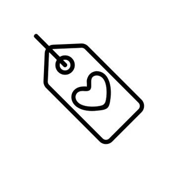 Love note icon vector. Isolated contour symbol illustration Stock Illustration