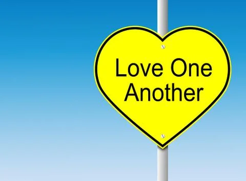Love One Another Stock Illustration