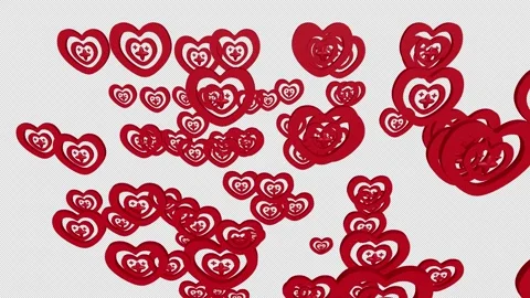 Love or Heart Background Animation. Stock Footage 315338448