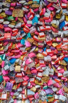 Love padlocks Stock Photos