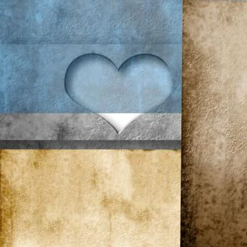 Love paper background Stock Illustration